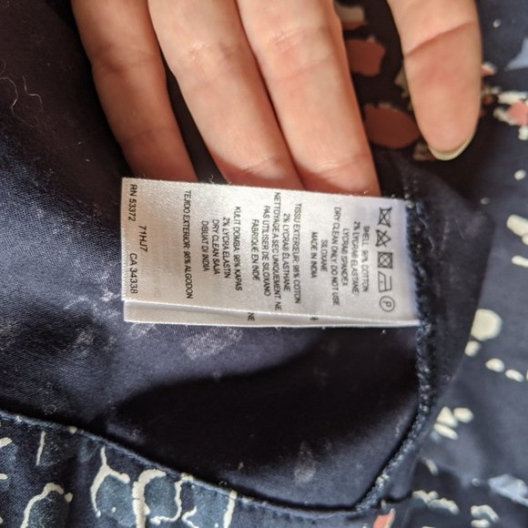 French Connection Navy & Floral Dress - Picture 4 of 6